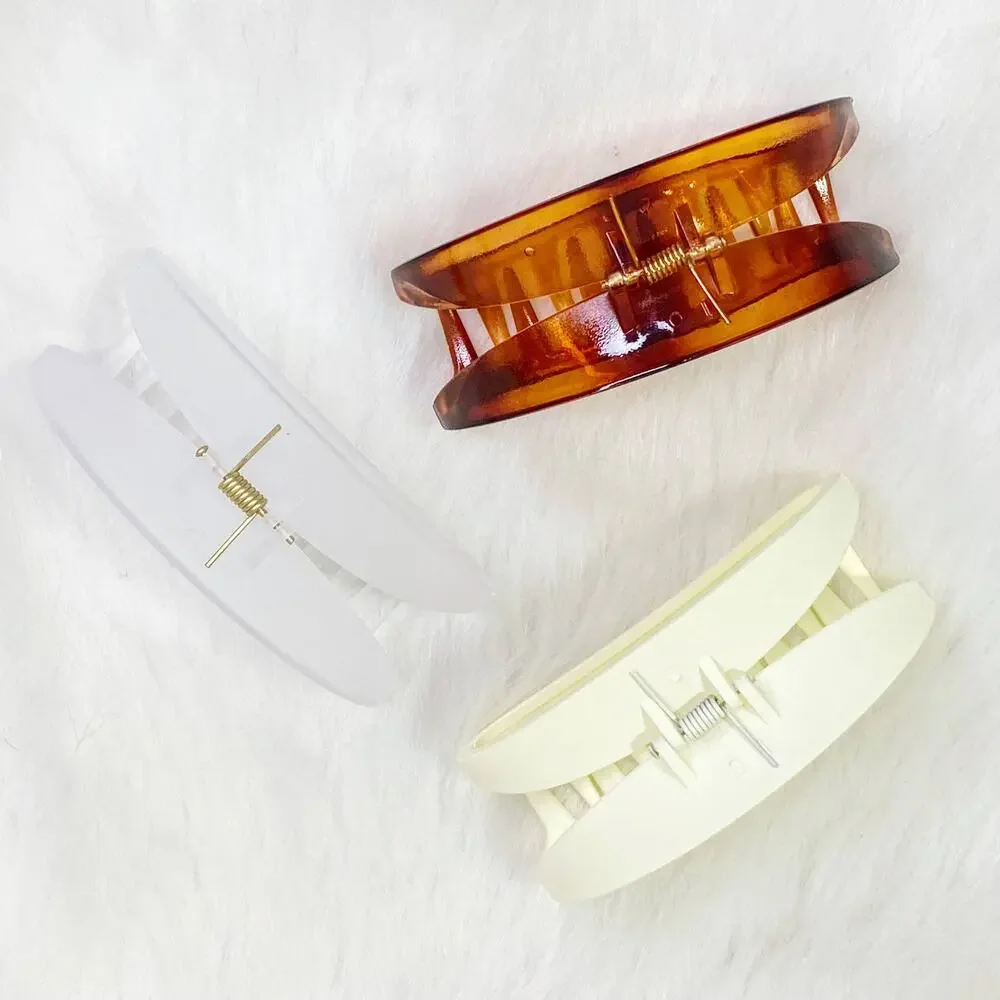 Jelly Shape Hair Claw Dark Tortoise